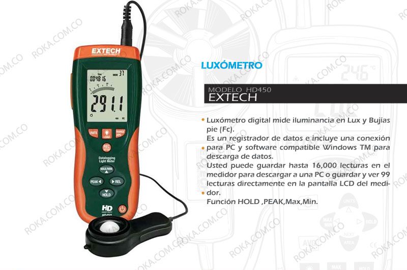 venta-alquiler-luxometros-extech-hd450