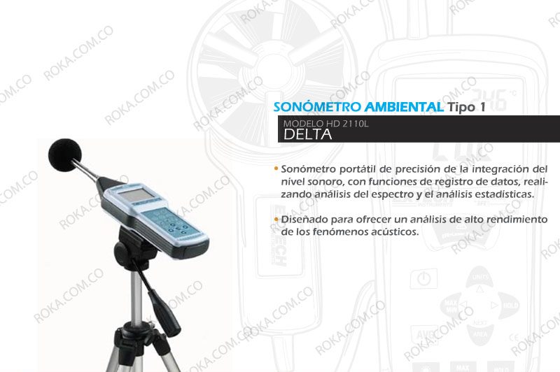 Sonómetro profesional PCE-430 (clase 1)