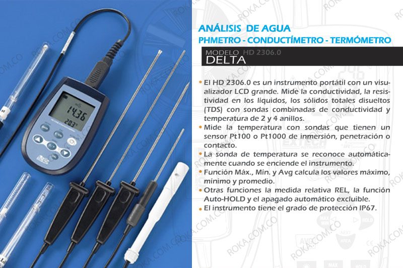 venta-medidor-analizador-agua-delta-hd2306